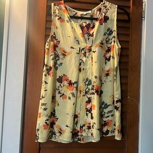 Floral Yellow Tank Top!